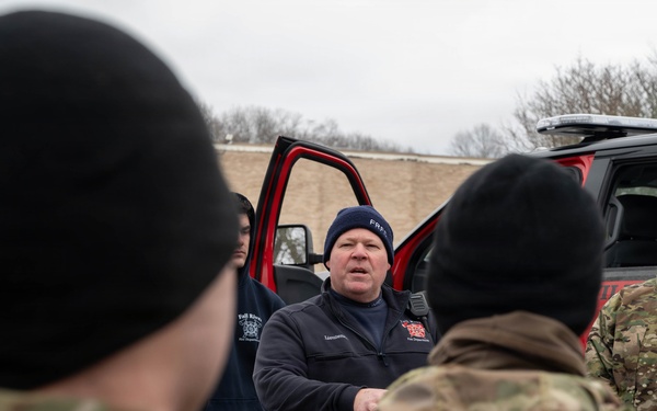 Massachusetts National Guard assists Fall River EMS in response to snowstorm