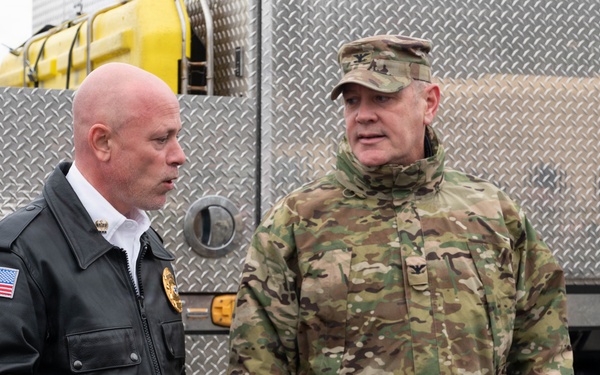 Massachusetts National Guard assists Fall River EMS in response to snowstorm