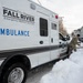 Massachusetts National Guard assists Fall River EMS in response to snowstorm