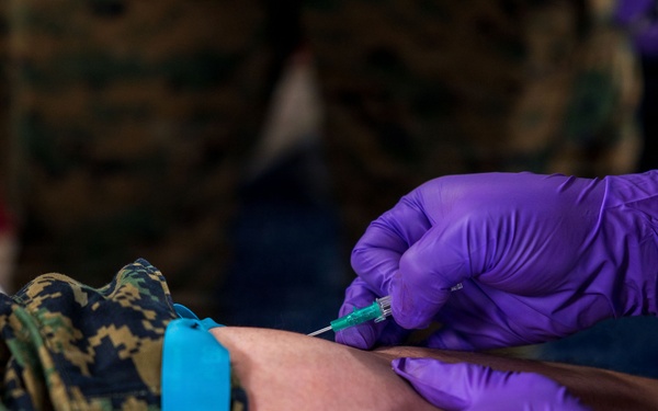 11th MEU Marines, Sailors Conduct Mass Casualty Drill Aboard USS Boxer