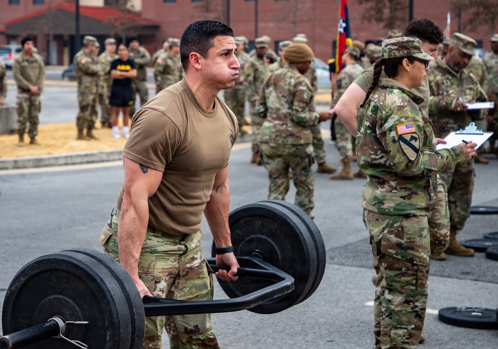 Champion Brigade Teams Compete at DSTB SFRG Weightlifting Competition