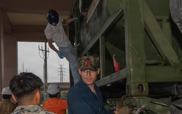 U.S. Marines with 3rd MLG Conduct Joint Fuel Transport Operations on Okinawa, Japan