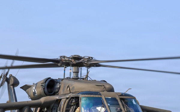 16th Combat Aviation Brigade conducts Flight Ops Aboard Ashland