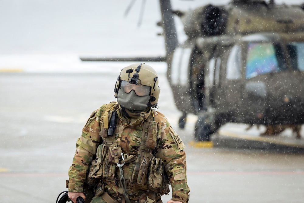 3rd Combat Aviation Brigade conducts radar range with Spanish Army