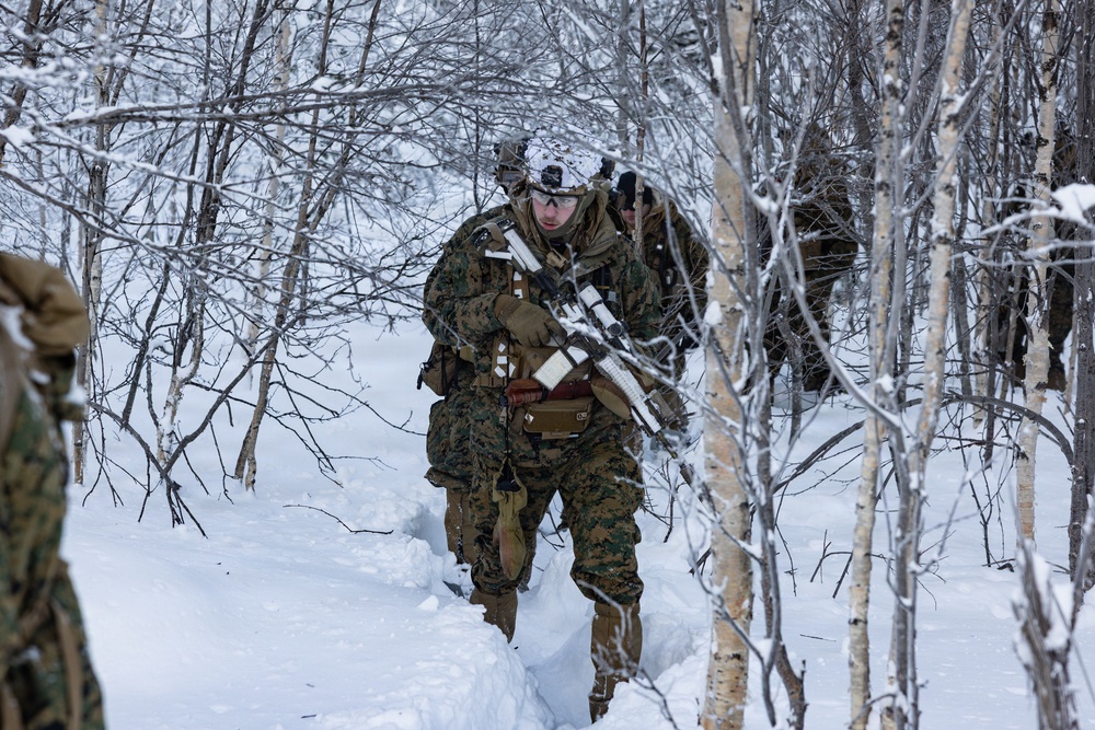 CORE26 | U.S. Marines conduct Live-Fire and Maneuver Squad Attacks in Norway