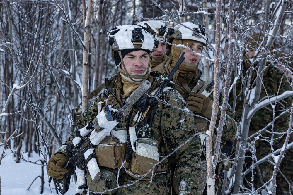 CORE26 | U.S. Marines conduct Live-Fire and Maneuver Squad Attacks in Norway