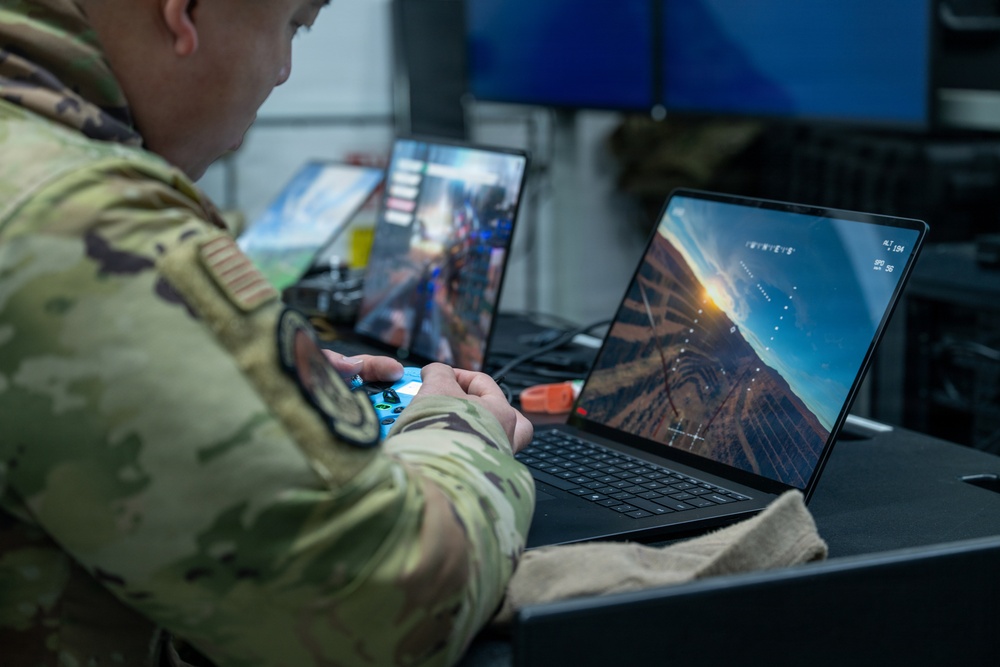 Airman Maneuvers in Drone Simulation