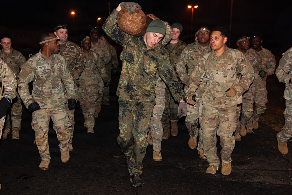 U.S. and Germany Soldiers train at 7th ATC NCOA