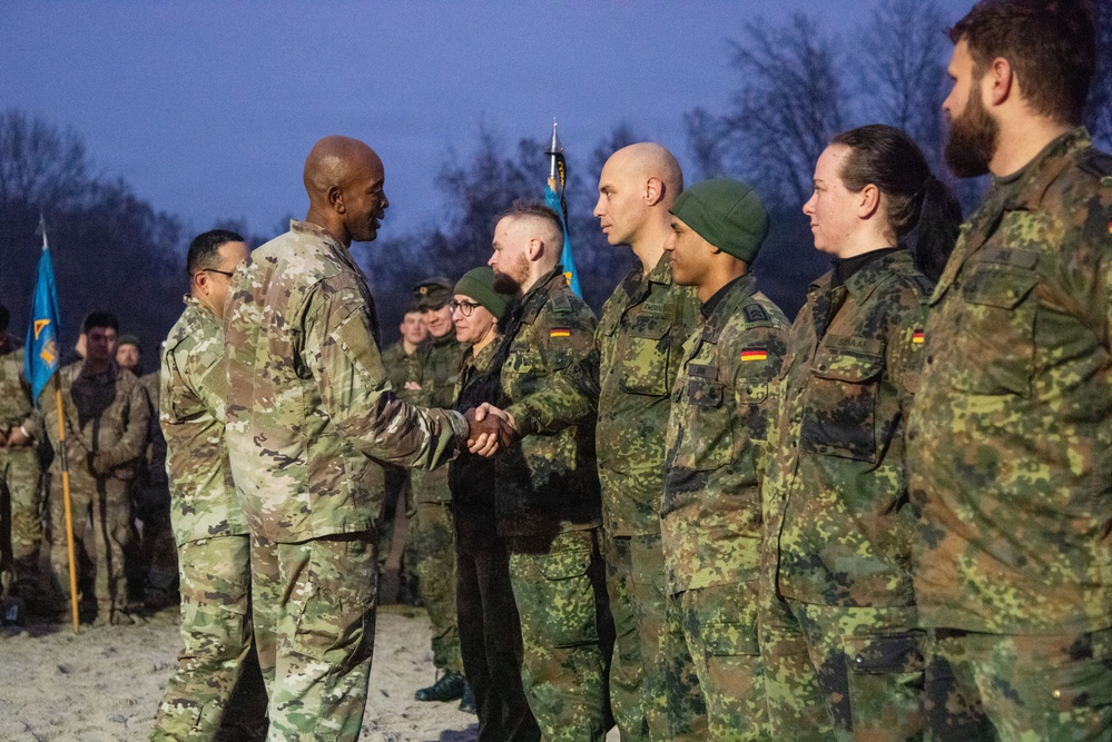 U.S. and Germany Soldiers train at 7th ATC NCOA