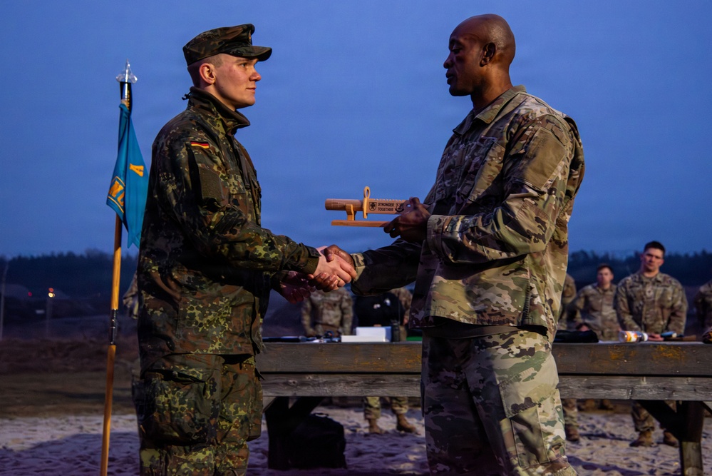 U.S. and Germany Soldiers train at 7th ATC NCOA