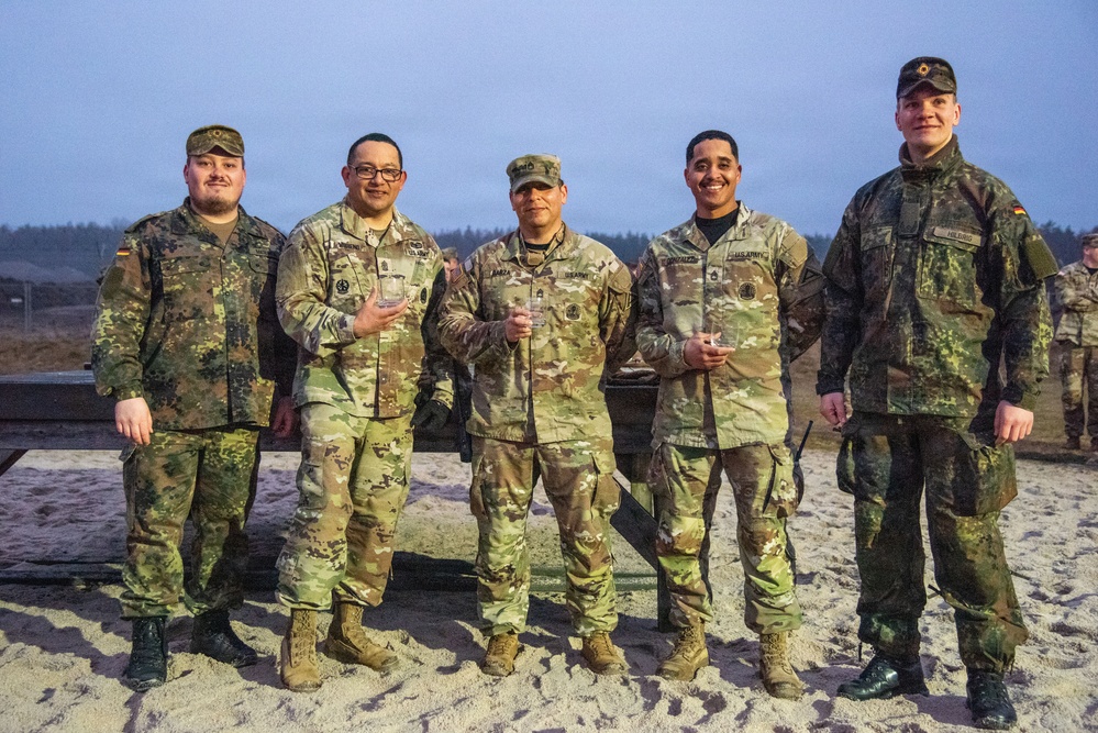 U.S. and Germany Soldiers train at 7th ATC NCOA