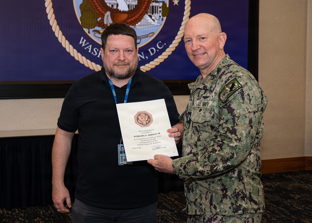 Naval District Washington Presents Awards During February 2026 Town Hall