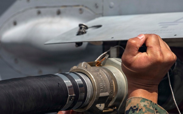 U.S. Marines sharpens aviation lethality during Tinian FARP operations