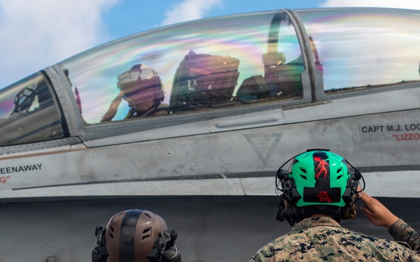 VMFA-232 executes aviation training at Andersen Air Force base