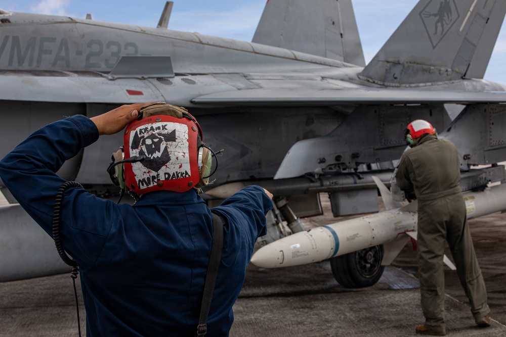 VMFA-232 executes aviation training at Andersen Air Force base