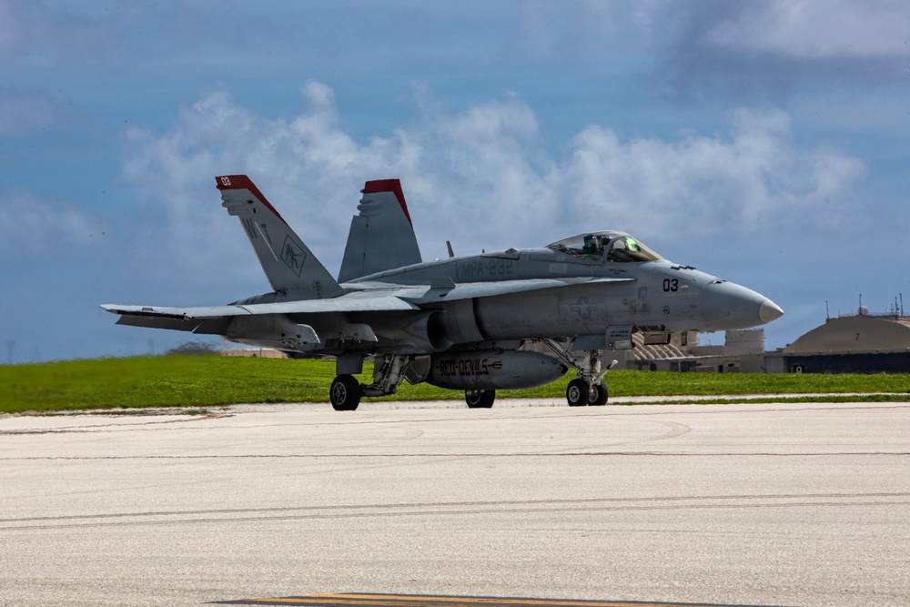 VMFA-232 executes aviation training at Andersen Air Force base