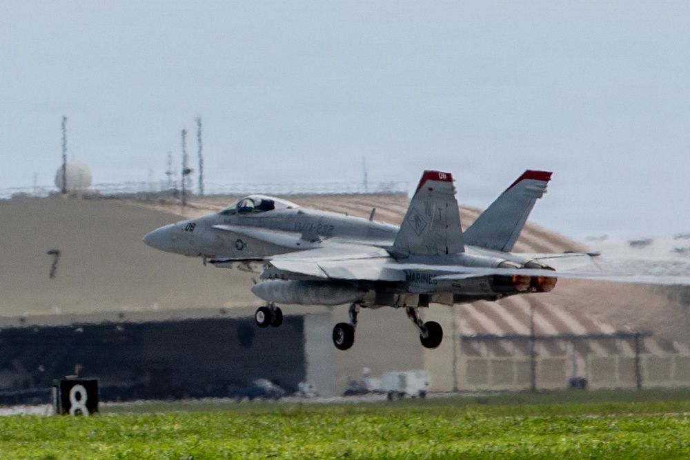 VMFA-232 executes aviation training at Andersen Air Force base