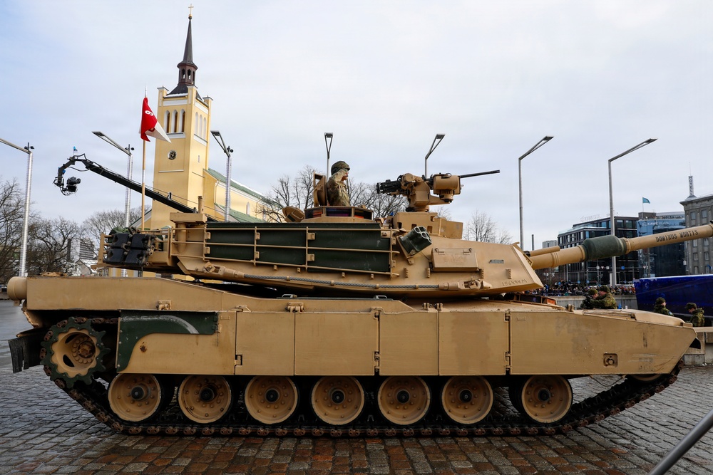 Allies Stand Together at Estonian Independence Day Parade Celebrating Freedom and Partnership