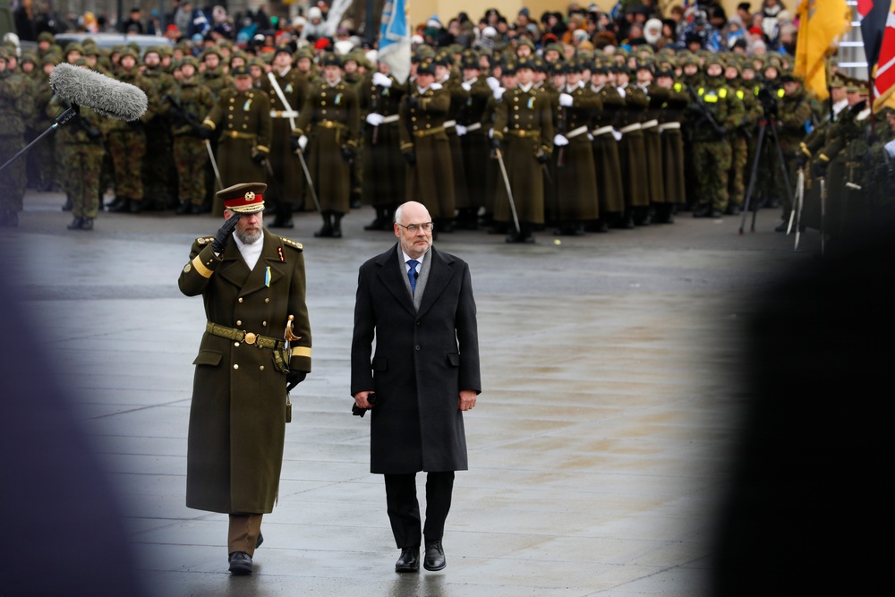 Allies Stand Together at Estonian Independence Day Parade Celebrating Freedom and Partnership