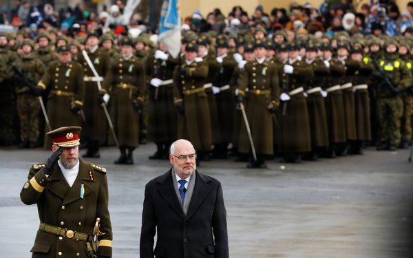 Allies Stand Together at Estonian Independence Day Parade Celebrating Freedom and Partnership