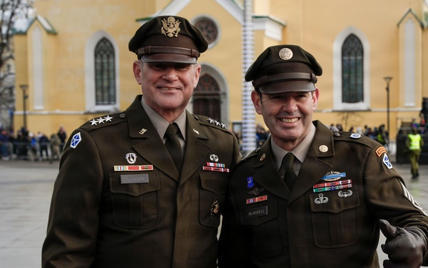 Allies Stand Together at Estonian Independence Day Parade Celebrating Freedom and Partnership