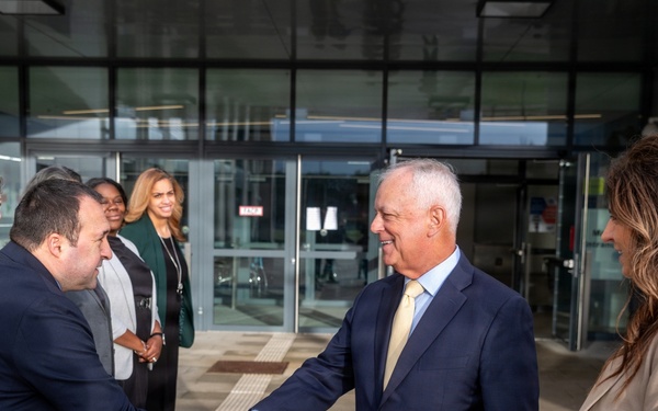 The Hon. Anthony J. Tata Visits Ramstein Germany