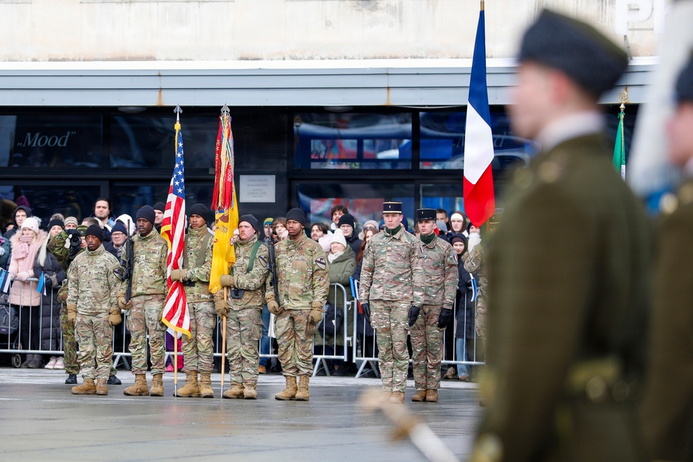 Allies Stand Together at Estonian Independence Day Parade Celebrating Freedom and Partnership