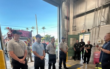 Fort Buchanan Firefighters Strengthen Community Ties Through Mutual Aid Response