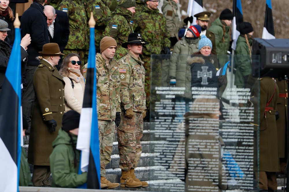 Allies Stand Together at Estonian Independence Day Parade Celebrating Freedom and Partnership