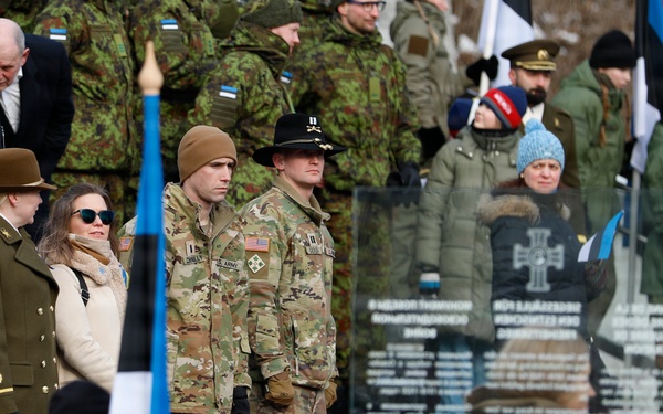 Allies Stand Together at Estonian Independence Day Parade Celebrating Freedom and Partnership