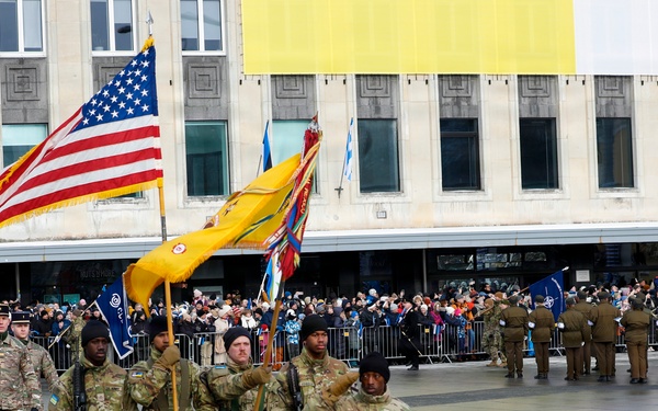 Allies Stand Together at Estonian Independence Day Parade Celebrating Freedom and Partnership