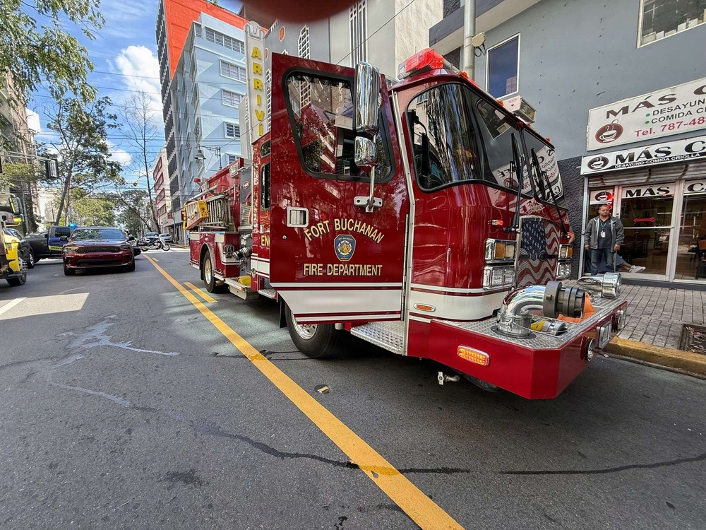 Fort Buchanan Firefighters Strengthen Community Ties Through Mutual Aid Response