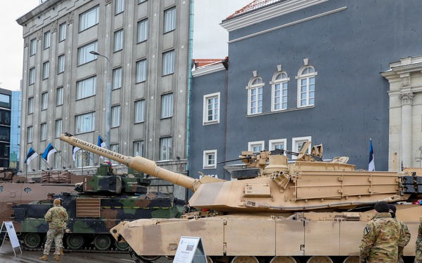 Allies Stand Together at Estonian Independence Day Parade Celebrating Freedom and Partnership