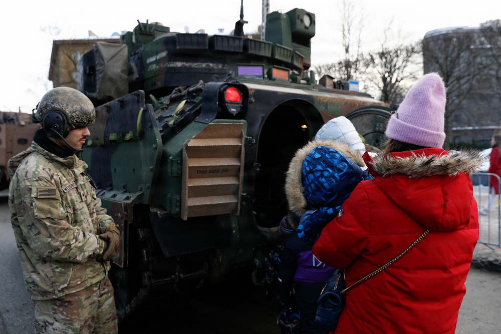 Allies Stand Together at Estonian Independence Day Parade Celebrating Freedom and Partnership