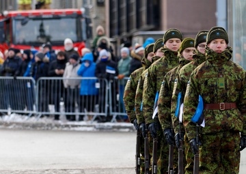 Allies Stand Together at Estonian Independence Day Parade Celebrating Freedom and Partnership