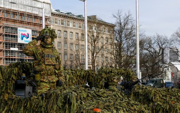 Allies Stand Together at Estonian Independence Day Parade Celebrating Freedom and Partnership