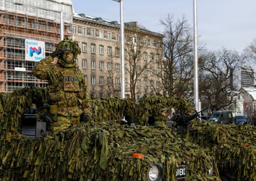 Allies Stand Together at Estonian Independence Day Parade Celebrating Freedom and Partnership