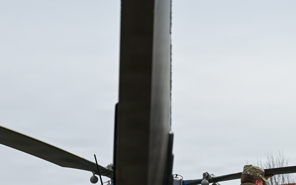 DCNG conducts rare helicopter landing