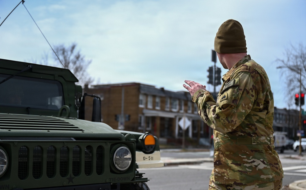 DCNG conducts rare helicopter landing