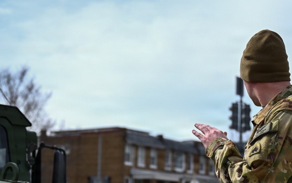 DCNG conducts rare helicopter landing