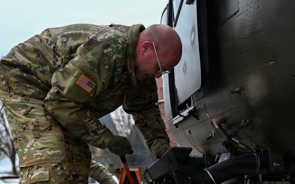 DCNG conducts rare helicopter landing