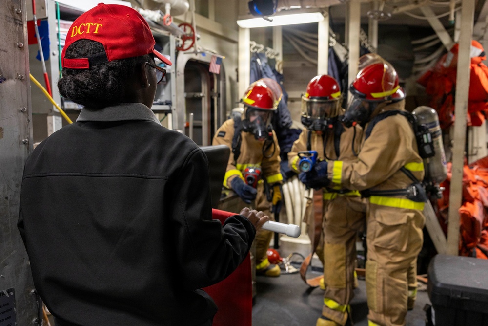 USS Stockdale conducts routine operations