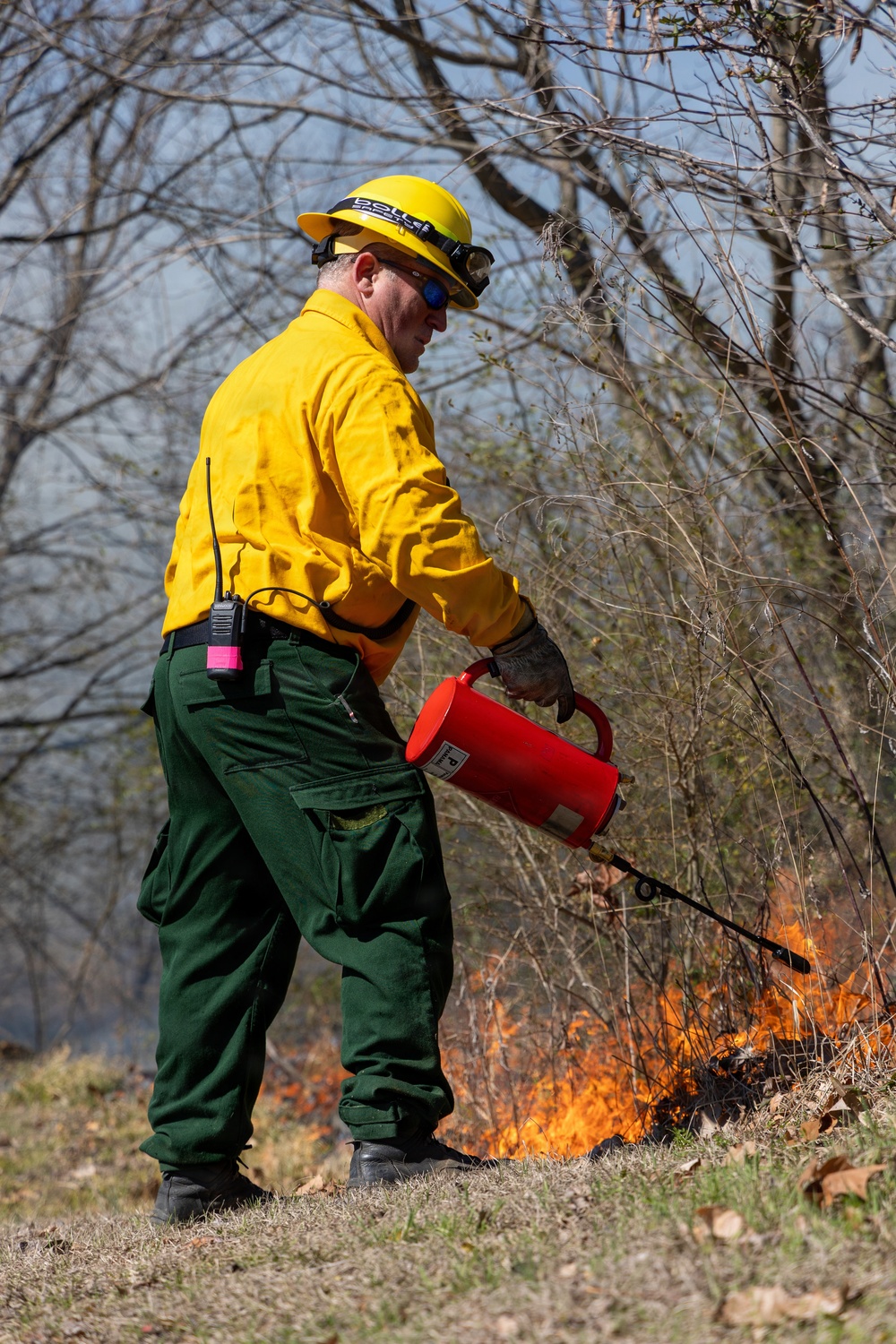 USACE, Georgia DNR conduct prescribed burn near Carters Dam