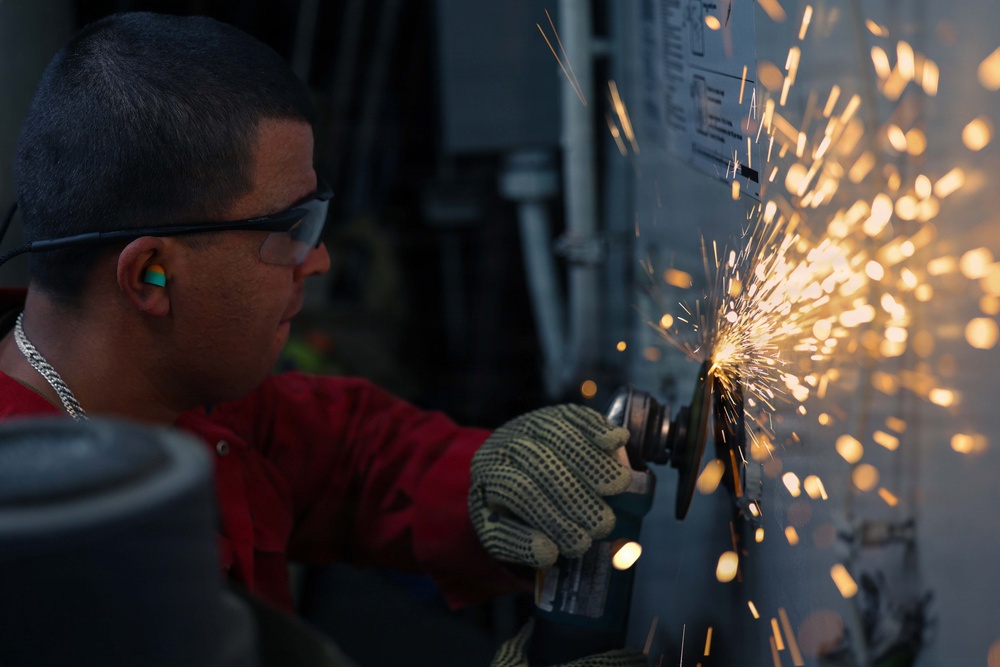 Spruance Conducts Routine Operations