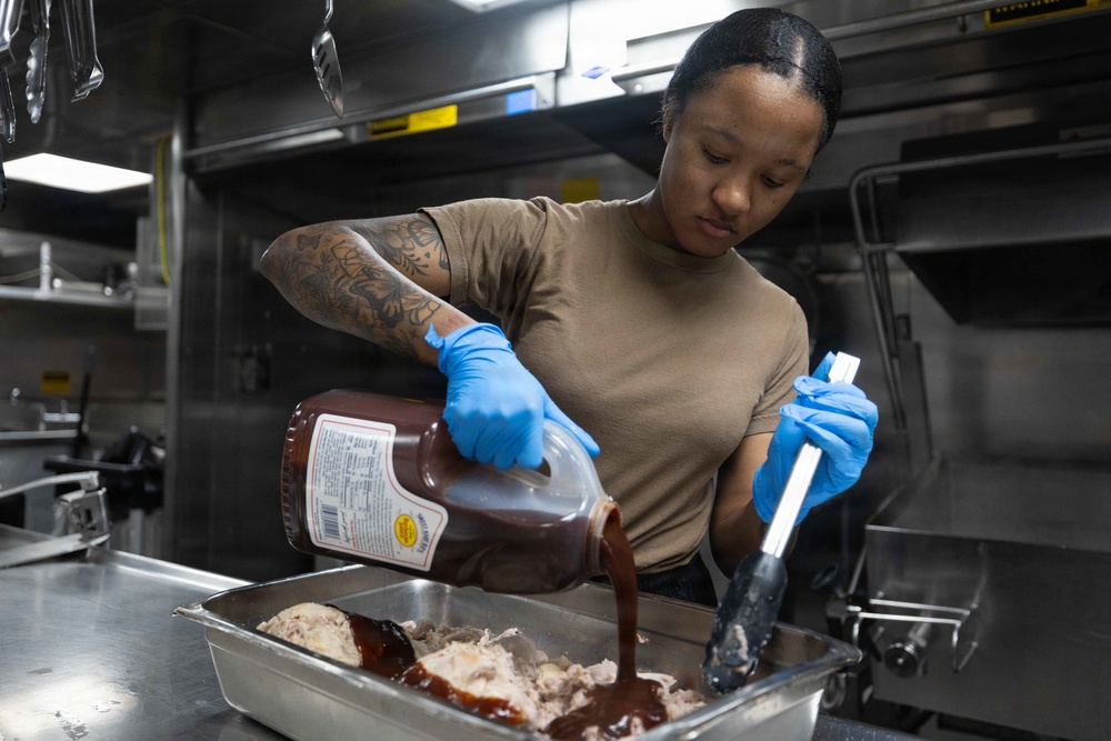 Spruance Conducts Routine Operations