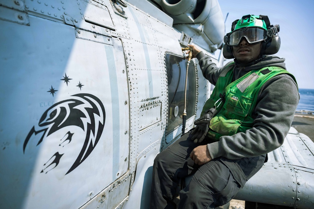 Spruance Conducts Routine Operations