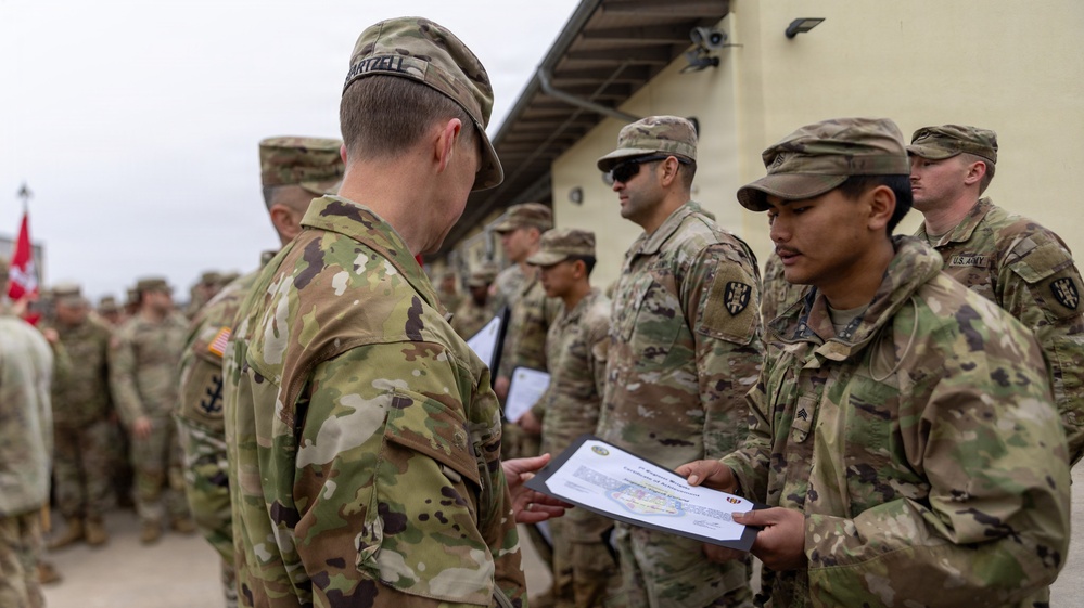 7th Engineer Brigade Best Squad Award Ceremony