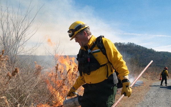 Prescribed Burn near Carters Lake