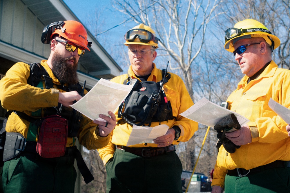 Prescribed Burn near Carters Lake