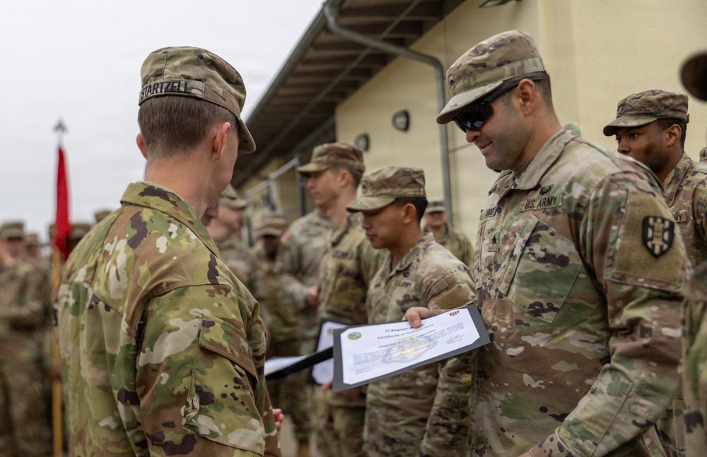 7th Engineer Brigade Best Squad Award Ceremony